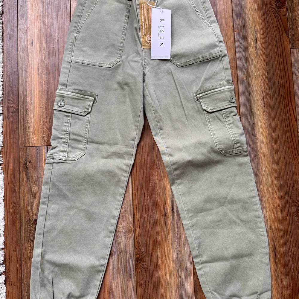 Men's Olive Cargo Pants